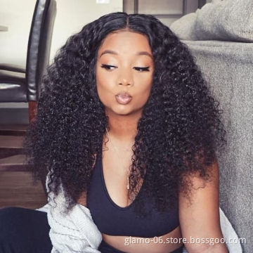 Gorgeous Lace Front Wig Bleached Knots Human Hair With Bangs,Baby Humam Luxury Hair Wig,30 Inch Curly Lace Frontal Wig